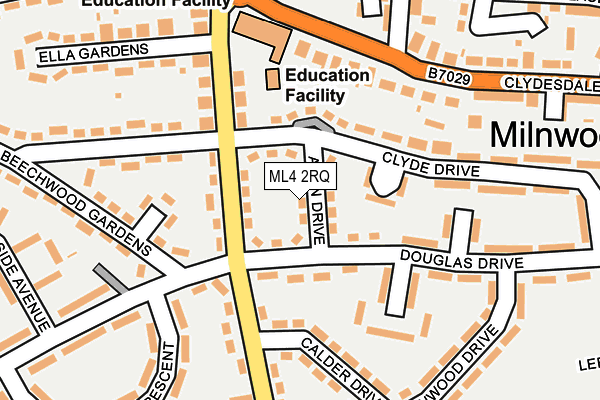 ML4 2RQ map - OS OpenMap – Local (Ordnance Survey)