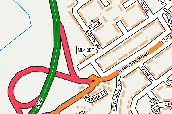 ML4 3BT map - OS OpenMap – Local (Ordnance Survey) ML4 3BT map - OS OpenMap – Local (Ordnance Survey)