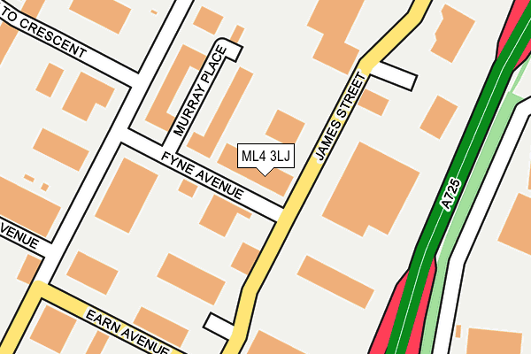 ML4 3LJ map - OS OpenMap – Local (Ordnance Survey) ML4 3LJ map - OS OpenMap – Local (Ordnance Survey)