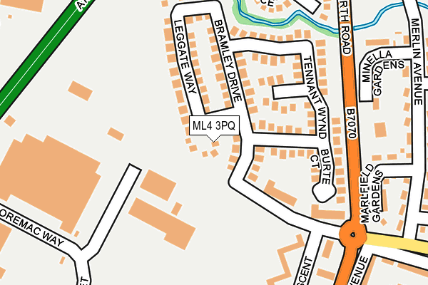 ML4 3PQ map - OS OpenMap – Local (Ordnance Survey) ML4 3PQ map - OS OpenMap – Local (Ordnance Survey)