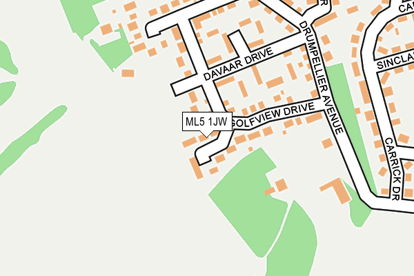 ML5 1JW map - OS OpenMap – Local (Ordnance Survey) ML5 1JW map - OS OpenMap – Local (Ordnance Survey)