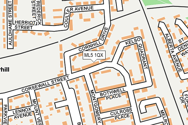 ML5 1QX map - OS OpenMap – Local (Ordnance Survey) ML5 1QX map - OS OpenMap – Local (Ordnance Survey)