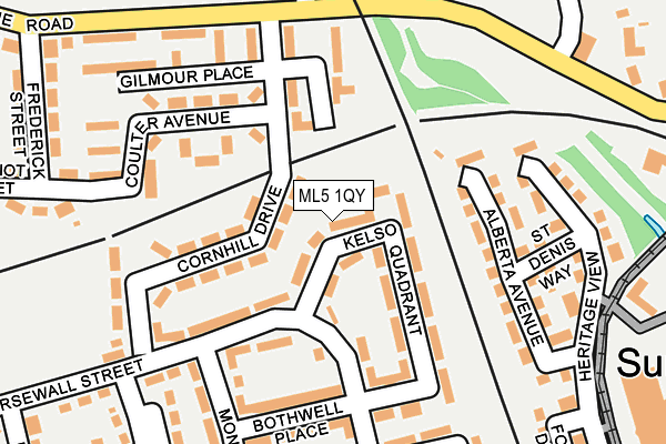 ML5 1QY map - OS OpenMap – Local (Ordnance Survey) ML5 1QY map - OS OpenMap – Local (Ordnance Survey)