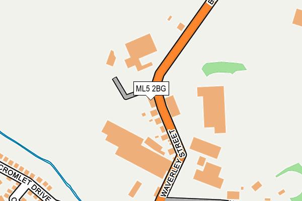 ML5 2BG map - OS OpenMap – Local (Ordnance Survey) ML5 2BG map - OS OpenMap – Local (Ordnance Survey)