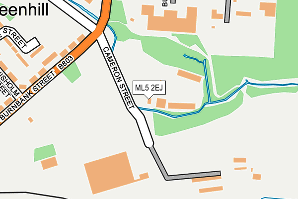 ML5 2EJ map - OS OpenMap – Local (Ordnance Survey) ML5 2EJ map - OS OpenMap – Local (Ordnance Survey)