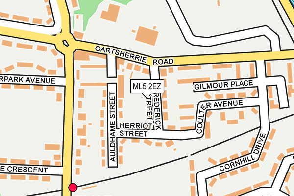 ML5 2EZ map - OS OpenMap – Local (Ordnance Survey) ML5 2EZ map - OS OpenMap – Local (Ordnance Survey)