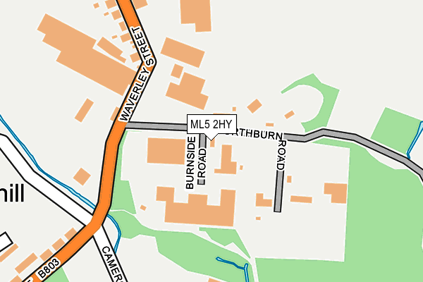 ML5 2HY map - OS OpenMap – Local (Ordnance Survey) ML5 2HY map - OS OpenMap – Local (Ordnance Survey)