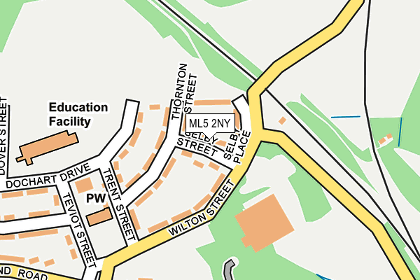 ML5 2NY map - OS OpenMap – Local (Ordnance Survey) ML5 2NY map - OS OpenMap – Local (Ordnance Survey)