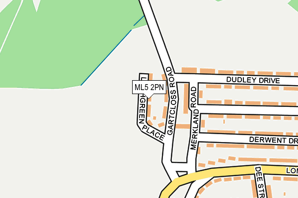 ML5 2PN map - OS OpenMap – Local (Ordnance Survey) ML5 2PN map - OS OpenMap – Local (Ordnance Survey)
