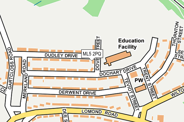 ML5 2PQ map - OS OpenMap – Local (Ordnance Survey)