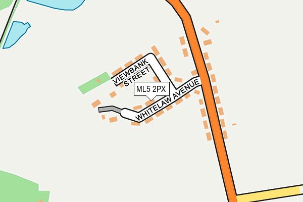ML5 2PX map - OS OpenMap – Local (Ordnance Survey) ML5 2PX map - OS OpenMap – Local (Ordnance Survey)