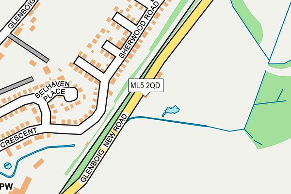 ML5 2QD map - OS OpenMap – Local (Ordnance Survey) ML5 2QD map - OS OpenMap – Local (Ordnance Survey)