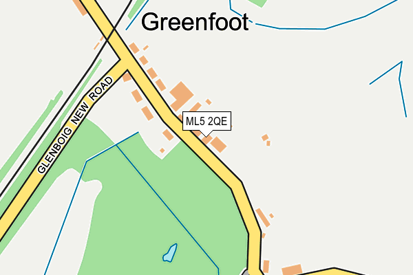ML5 2QE map - OS OpenMap – Local (Ordnance Survey) ML5 2QE map - OS OpenMap – Local (Ordnance Survey)