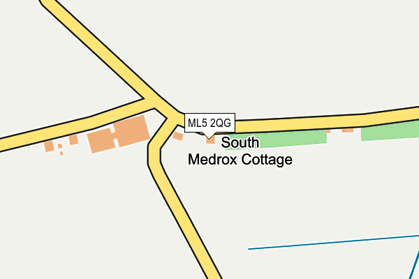 ML5 2QG map - OS OpenMap – Local (Ordnance Survey) ML5 2QG map - OS OpenMap – Local (Ordnance Survey)
