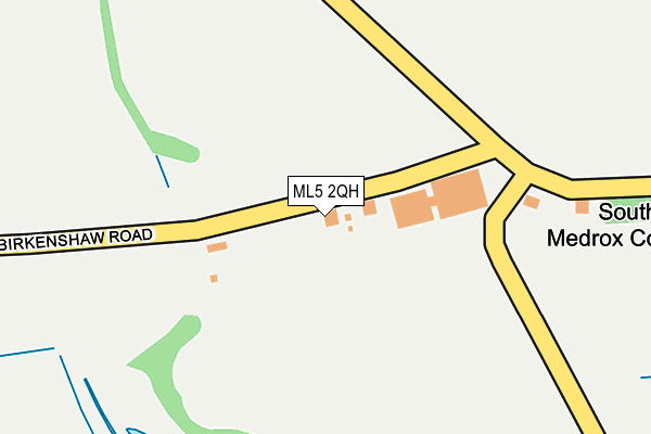 ML5 2QH map - OS OpenMap – Local (Ordnance Survey) ML5 2QH map - OS OpenMap – Local (Ordnance Survey)