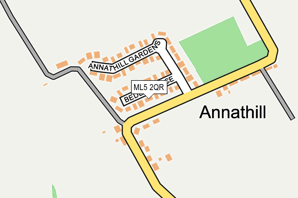 ML5 2QR map - OS OpenMap – Local (Ordnance Survey) ML5 2QR map - OS OpenMap – Local (Ordnance Survey)