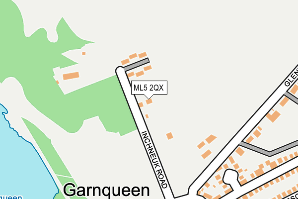 ML5 2QX map - OS OpenMap – Local (Ordnance Survey) ML5 2QX map - OS OpenMap – Local (Ordnance Survey)