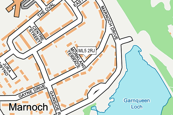 ML5 2RJ map - OS OpenMap – Local (Ordnance Survey) ML5 2RJ map - OS OpenMap – Local (Ordnance Survey)