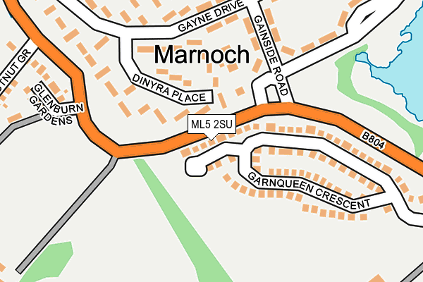 ML5 2SU map - OS OpenMap – Local (Ordnance Survey) ML5 2SU map - OS OpenMap – Local (Ordnance Survey)