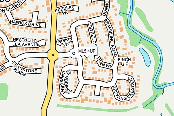 ML5 4UP map - OS OpenMap – Local (Ordnance Survey)