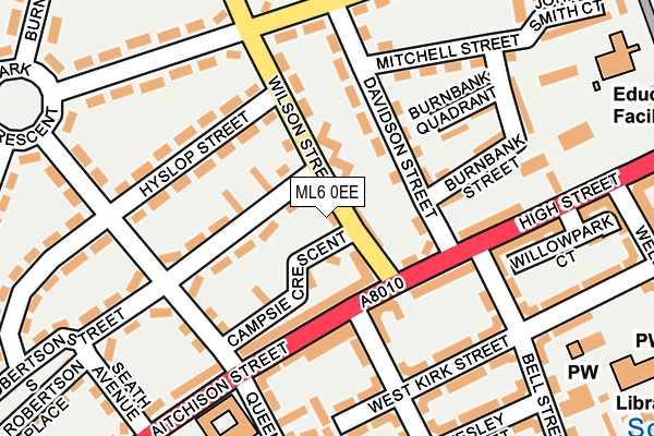 ML6 0EE map - OS OpenMap – Local (Ordnance Survey) ML6 0EE map - OS OpenMap – Local (Ordnance Survey)