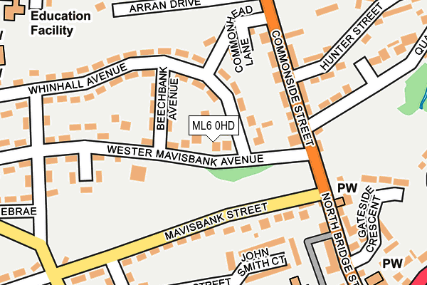 ML6 0HD map - OS OpenMap – Local (Ordnance Survey) ML6 0HD map - OS OpenMap – Local (Ordnance Survey)