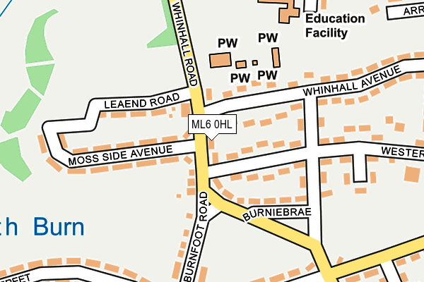 ML6 0HL map - OS OpenMap – Local (Ordnance Survey) ML6 0HL map - OS OpenMap – Local (Ordnance Survey)