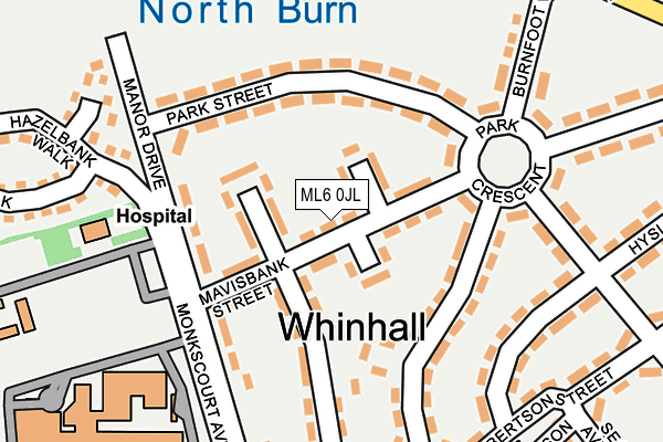 ML6 0JL map - OS OpenMap – Local (Ordnance Survey) ML6 0JL map - OS OpenMap – Local (Ordnance Survey)