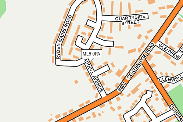 ML6 0PA map - OS OpenMap – Local (Ordnance Survey) ML6 0PA map - OS OpenMap – Local (Ordnance Survey)