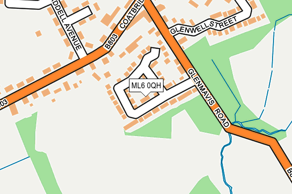 ML6 0QH map - OS OpenMap – Local (Ordnance Survey) ML6 0QH map - OS OpenMap – Local (Ordnance Survey)