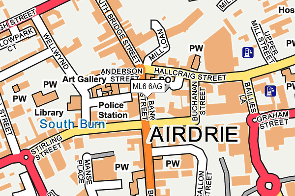 ML6 6AG map - OS OpenMap – Local (Ordnance Survey) ML6 6AG map - OS OpenMap – Local (Ordnance Survey)