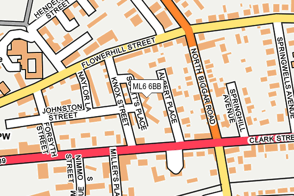 ML6 6BB map - OS OpenMap – Local (Ordnance Survey) ML6 6BB map - OS OpenMap – Local (Ordnance Survey)