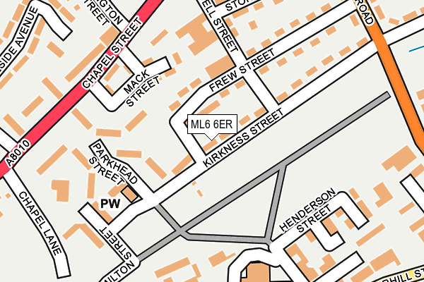 ML6 6ER map - OS OpenMap – Local (Ordnance Survey) ML6 6ER map - OS OpenMap – Local (Ordnance Survey)