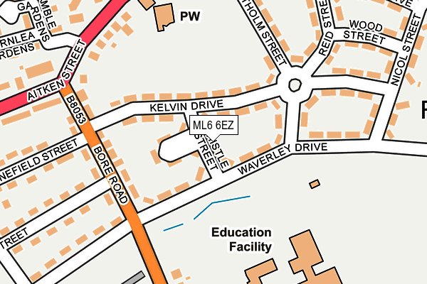 ML6 6EZ map - OS OpenMap – Local (Ordnance Survey) ML6 6EZ map - OS OpenMap – Local (Ordnance Survey)