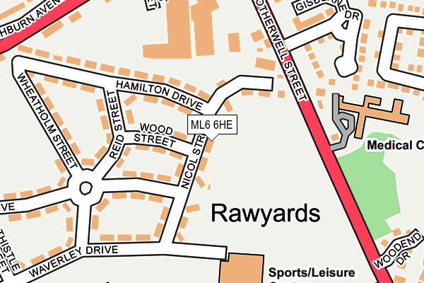 ML6 6HE map - OS OpenMap – Local (Ordnance Survey) ML6 6HE map - OS OpenMap – Local (Ordnance Survey)