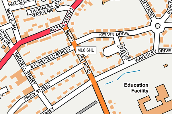 ML6 6HU map - OS OpenMap – Local (Ordnance Survey) ML6 6HU map - OS OpenMap – Local (Ordnance Survey)