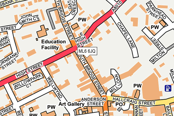 ML6 6JQ map - OS OpenMap – Local (Ordnance Survey) ML6 6JQ map - OS OpenMap – Local (Ordnance Survey)