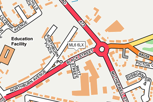 ML6 6LX map - OS OpenMap – Local (Ordnance Survey) ML6 6LX map - OS OpenMap – Local (Ordnance Survey)