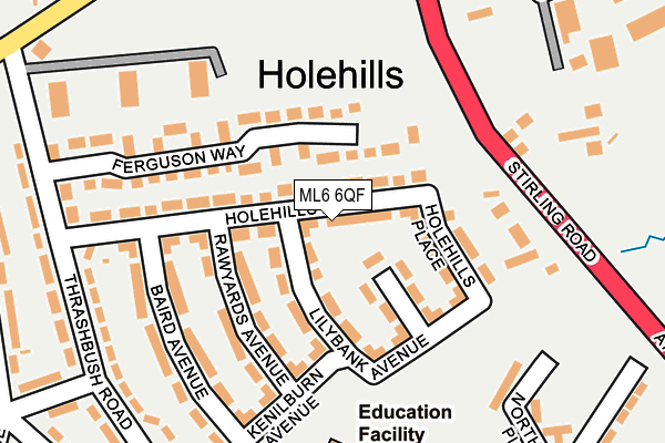ML6 6QF map - OS OpenMap – Local (Ordnance Survey) ML6 6QF map - OS OpenMap – Local (Ordnance Survey)