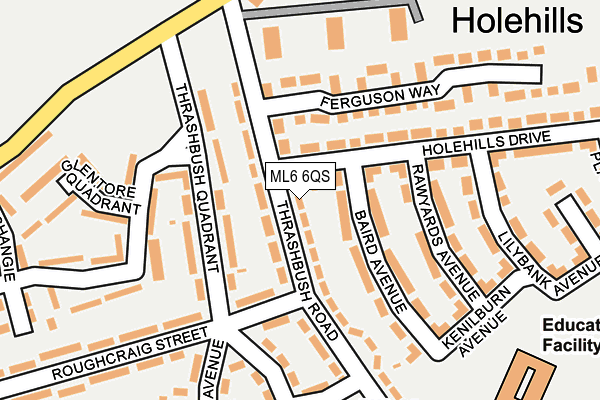 ML6 6QS map - OS OpenMap – Local (Ordnance Survey)