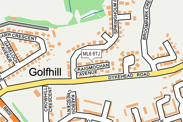 ML6 6TJ map - OS OpenMap – Local (Ordnance Survey) ML6 6TJ map - OS OpenMap – Local (Ordnance Survey)