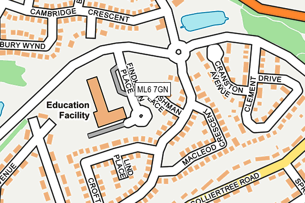 ML6 7GN map - OS OpenMap – Local (Ordnance Survey) ML6 7GN map - OS OpenMap – Local (Ordnance Survey)