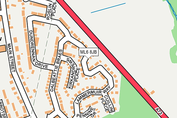 ML6 8JB map - OS OpenMap – Local (Ordnance Survey) ML6 8JB map - OS OpenMap – Local (Ordnance Survey)