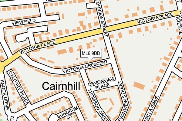 ML6 9DD map - OS OpenMap – Local (Ordnance Survey) ML6 9DD map - OS OpenMap – Local (Ordnance Survey)