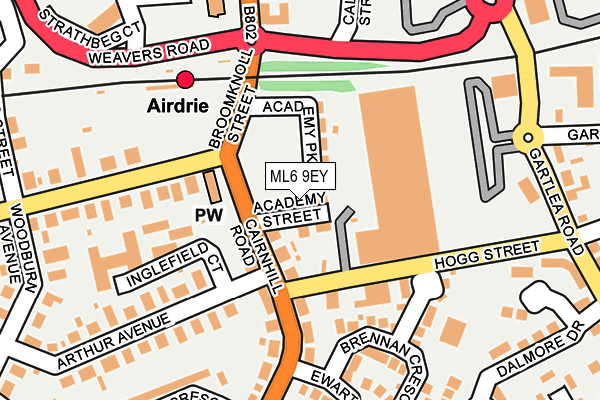 ML6 9EY map - OS OpenMap – Local (Ordnance Survey) ML6 9EY map - OS OpenMap – Local (Ordnance Survey)