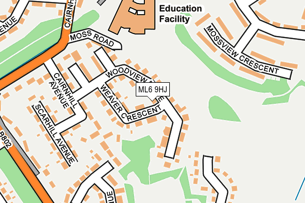 ML6 9HJ map - OS OpenMap – Local (Ordnance Survey) ML6 9HJ map - OS OpenMap – Local (Ordnance Survey)