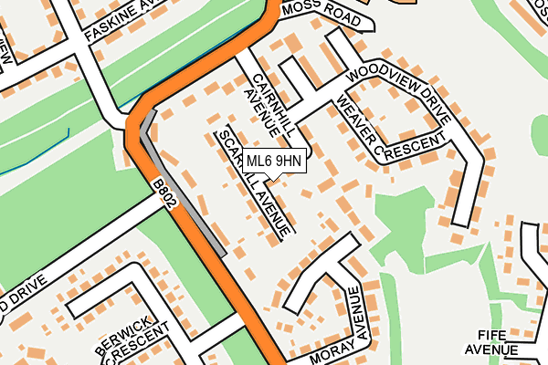 ML6 9HN map - OS OpenMap – Local (Ordnance Survey) ML6 9HN map - OS OpenMap – Local (Ordnance Survey)