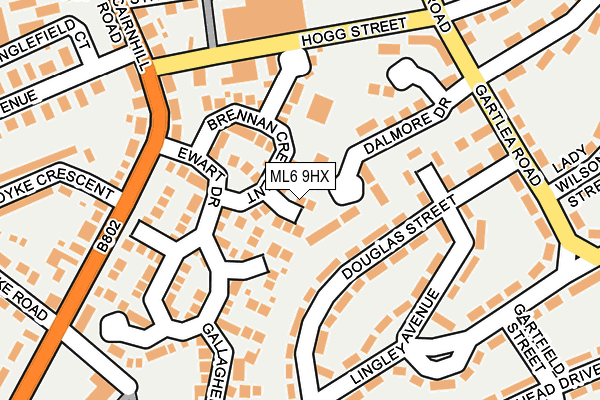 ML6 9HX map - OS OpenMap – Local (Ordnance Survey) ML6 9HX map - OS OpenMap – Local (Ordnance Survey)