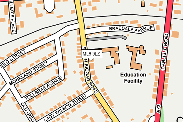 ML6 9LZ map - OS OpenMap – Local (Ordnance Survey)