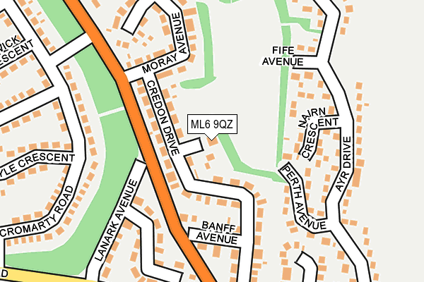 ML6 9QZ map - OS OpenMap – Local (Ordnance Survey) ML6 9QZ map - OS OpenMap – Local (Ordnance Survey)